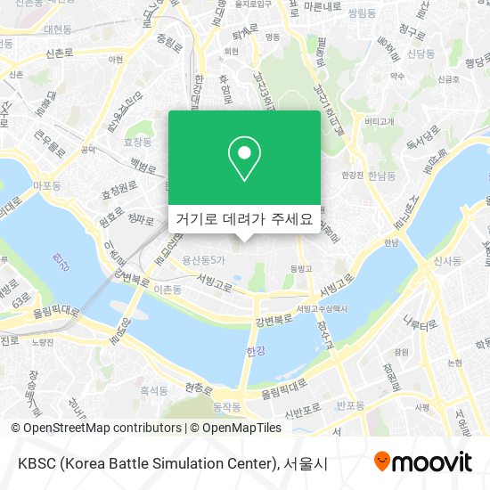 KBSC (Korea Battle Simulation Center) 지도
