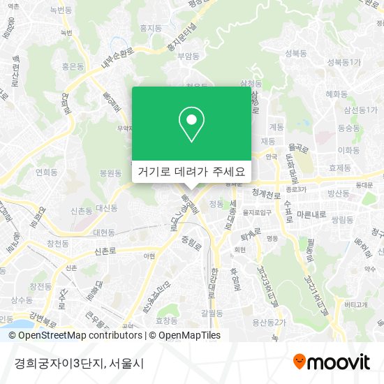 경희궁자이3단지 지도
