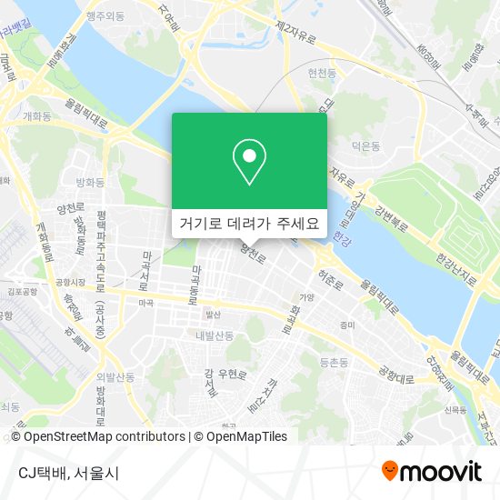 CJ택배 지도