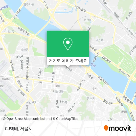 CJ택배 지도