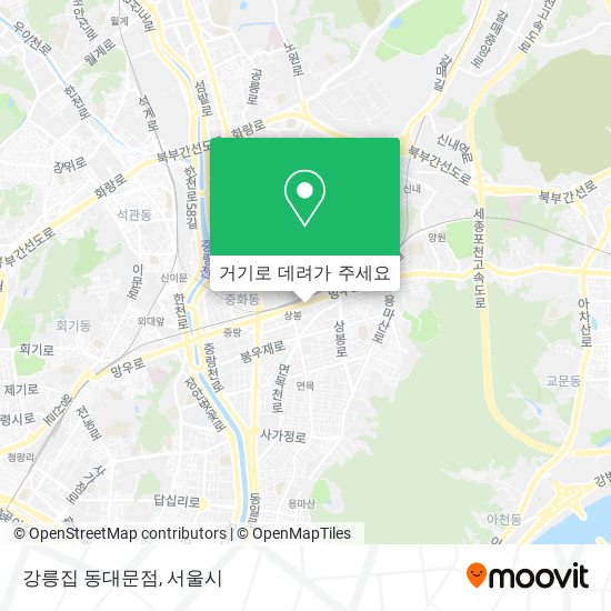 강릉집 동대문점 지도