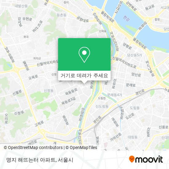 명지 해뜨는터 아파트 지도