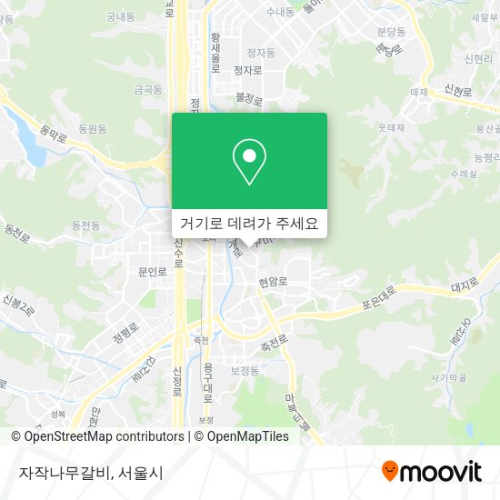 자작나무갈비 지도