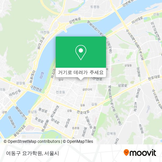 여동구 요가학원 지도