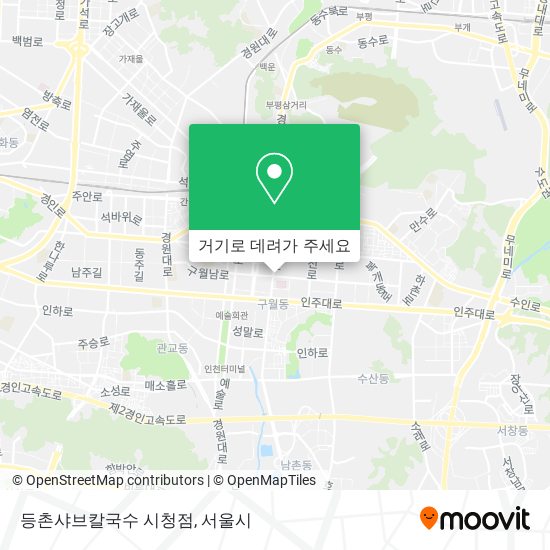 등촌샤브칼국수 시청점 지도