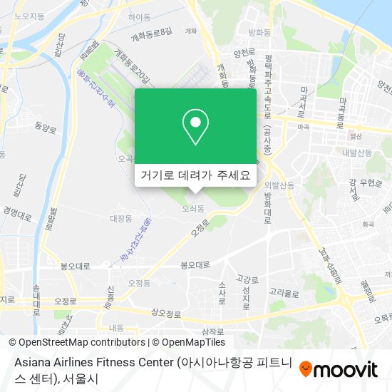 Asiana Airlines Fitness Center (아시아나항공 피트니스 센터) 지도