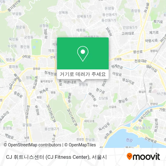 CJ 휘트니스센터 (CJ Fitness Center) 지도