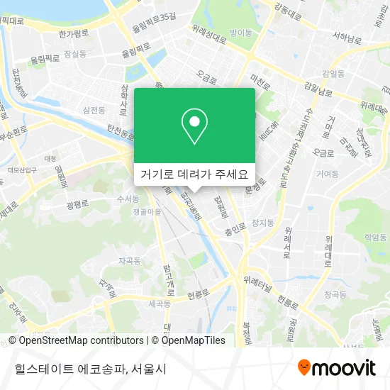 힐스테이트 에코송파 지도