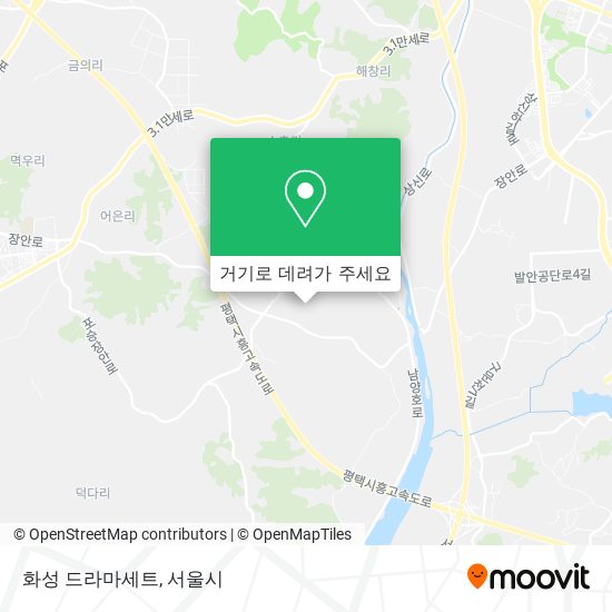 화성 드라마세트 지도