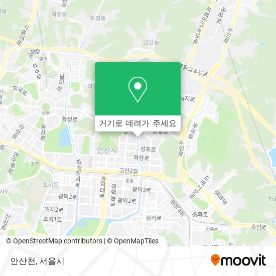 안산천 지도