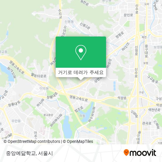 중앙예닮학교 지도