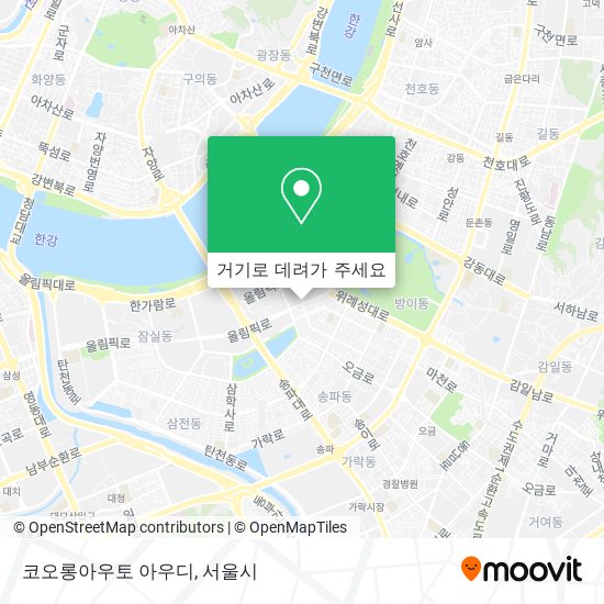코오롱아우토 아우디 지도