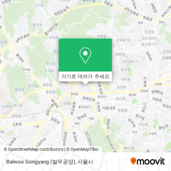 Balwoo Gongyang (발우공양) 지도