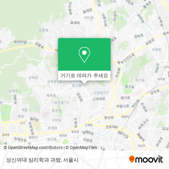 성신여대 심리학과 과방 지도