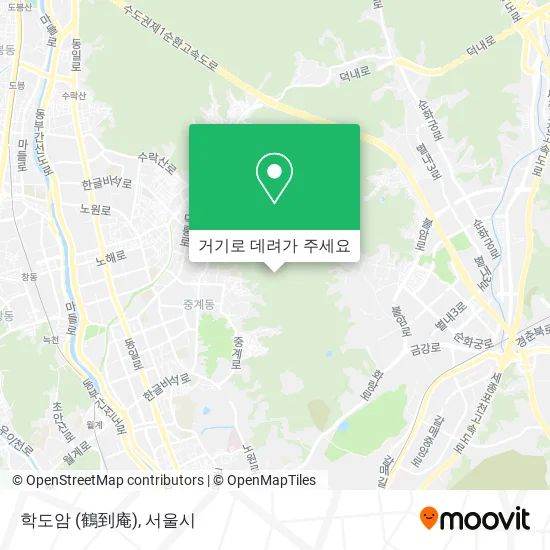 학도암 (鶴到庵) 지도
