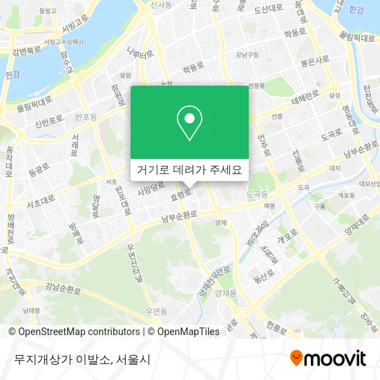무지개상가 이발소 지도