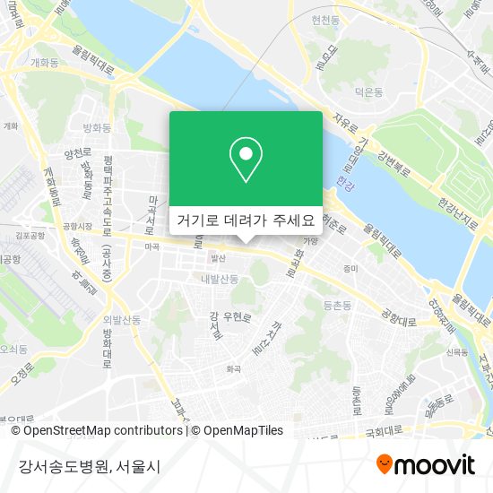 강서송도병원 지도