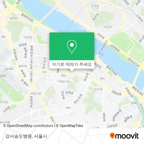 강서송도병원 지도
