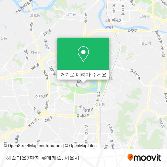 해솔마을7단지 롯데캐슬 지도