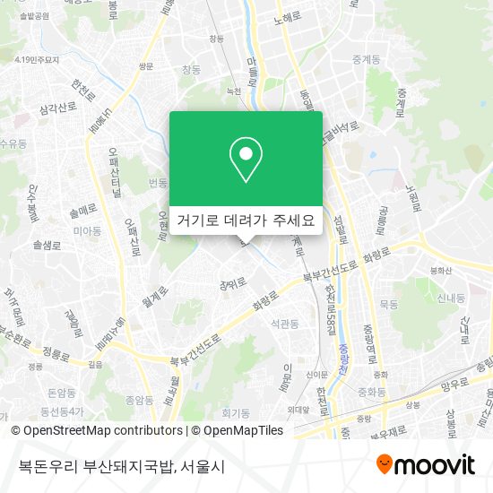 복돈우리 부산돼지국밥 지도