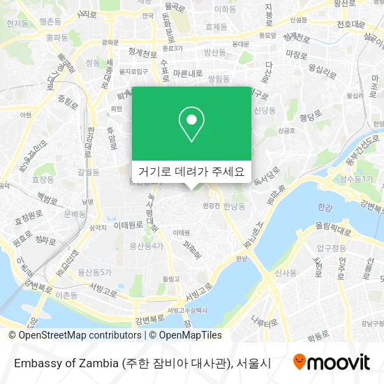 Embassy of Zambia (주한 잠비아 대사관) 지도