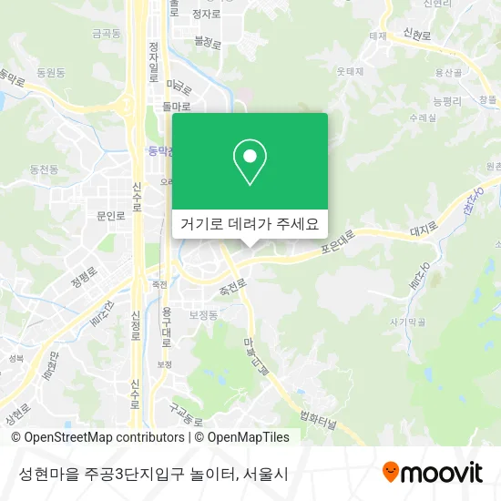 성현마을 주공3단지입구 놀이터 지도