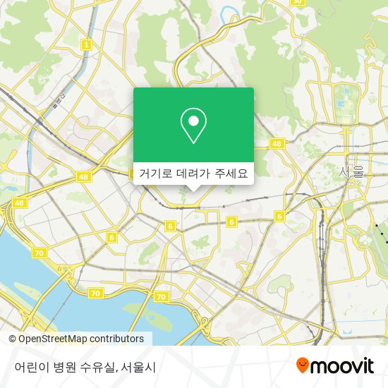 어린이 병원 수유실 지도