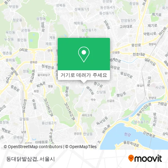 동대닭발삼겹 지도