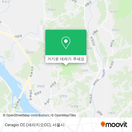 Ceragio CC (세라지오CC) 지도