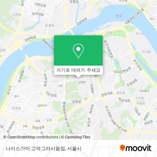 나이스가이 고덕그라시움점 지도