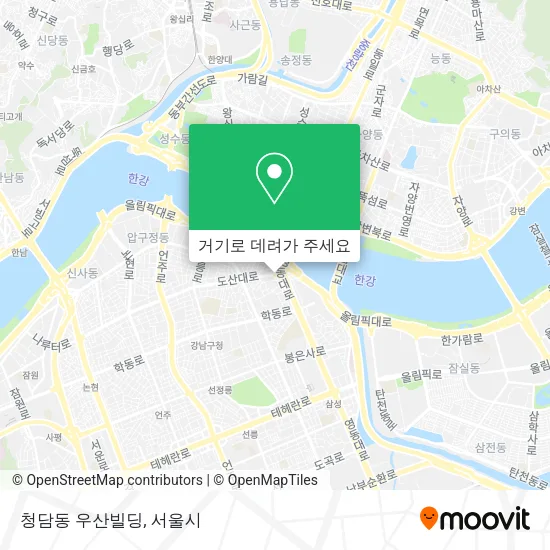 청담동 우산빌딩 지도
