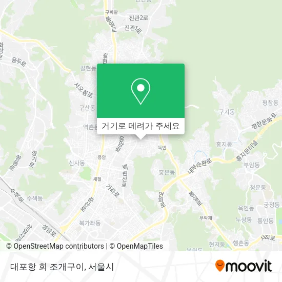 대포항 회 조개구이 지도