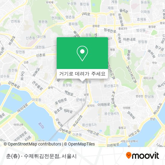 춘(春) - 수제튀김전문점 지도