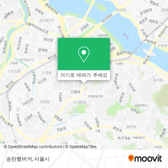 송탄햄버거 지도