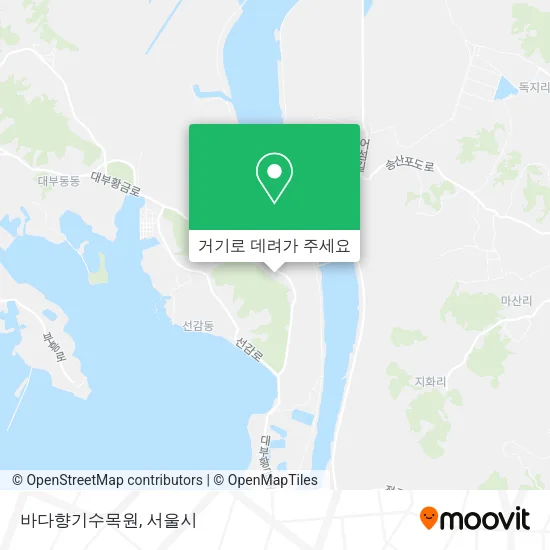 바다향기수목원 지도