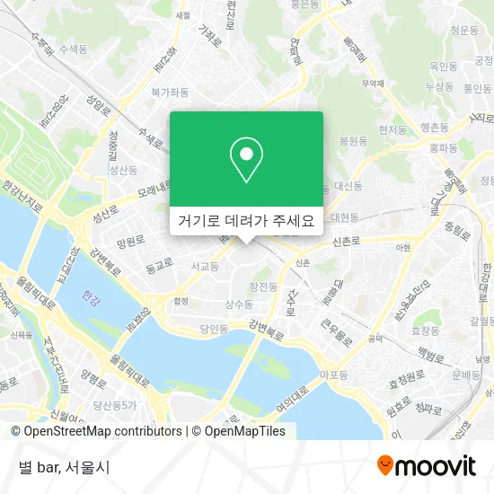 별 bar 지도