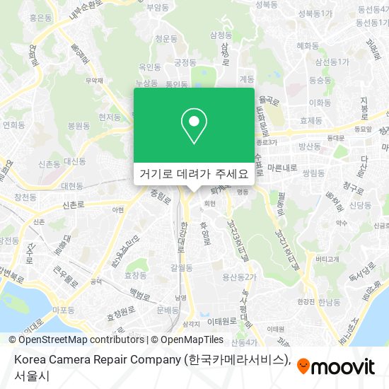 Korea Camera Repair Company (한국카메라서비스) 지도