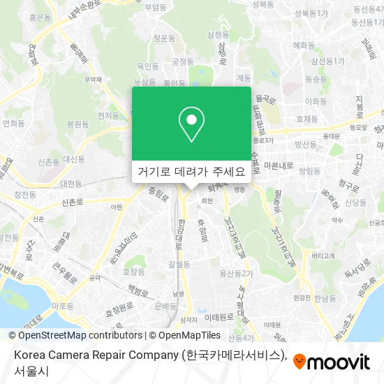 Korea Camera Repair Company (한국카메라서비스) 지도