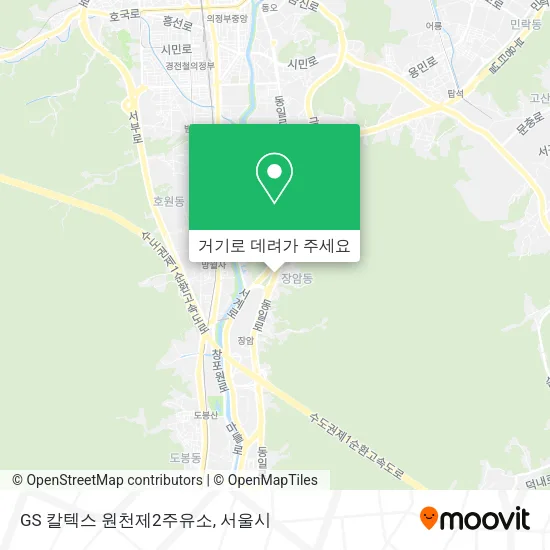 GS 칼텍스 원천제2주유소 지도