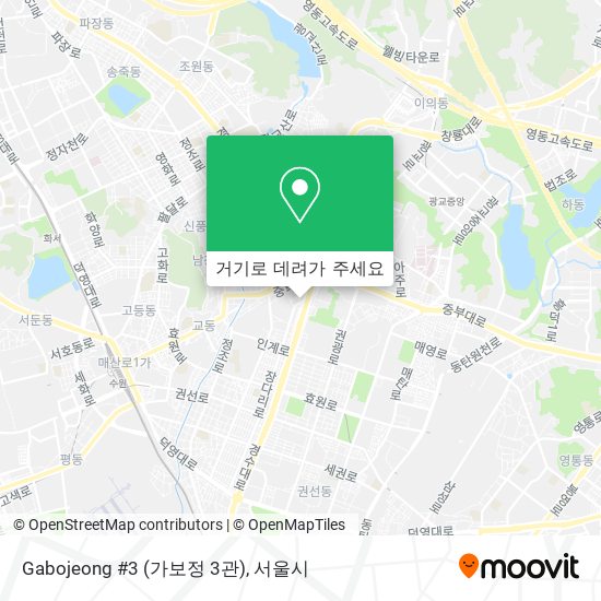 Gabojeong #3 (가보정 3관) 지도