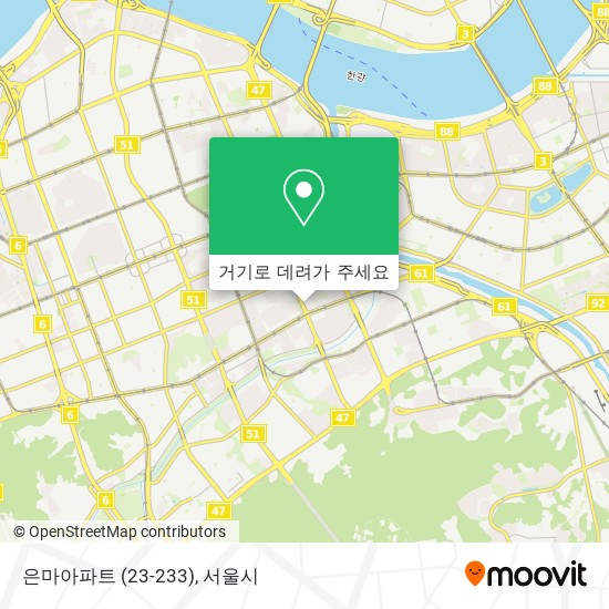 은마아파트 (23-233) 지도