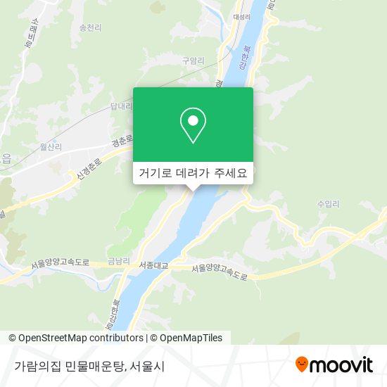 가람의집 민물매운탕 지도