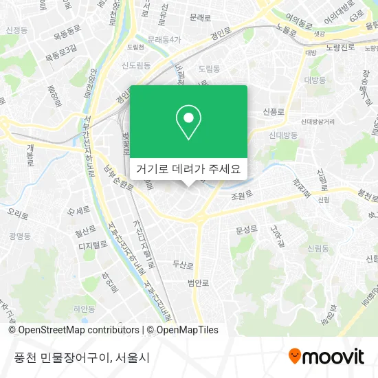 풍천 민물장어구이 지도