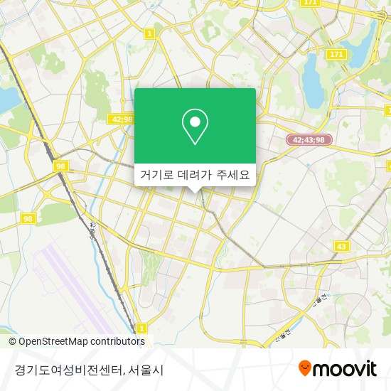 경기도여성비전센터 지도