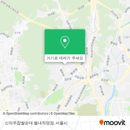신의주찹쌀순대 별내직영점 지도