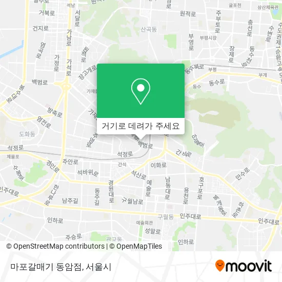 마포갈매기 동암점 지도