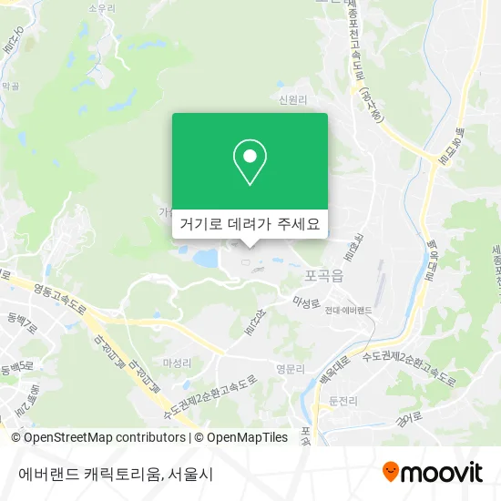 에버랜드 캐릭토리움 지도