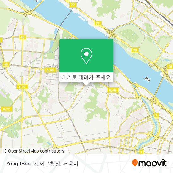 Yong9Beer 강서구청점 지도