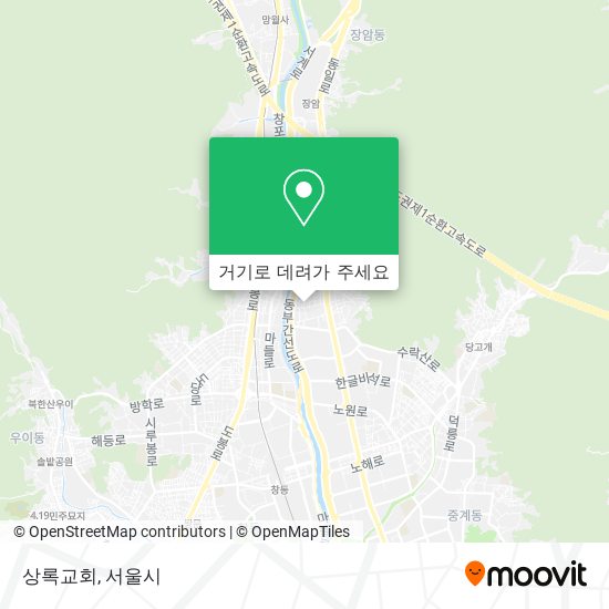 상록교회 지도