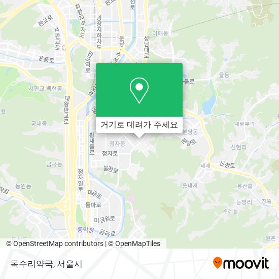 독수리약국 지도